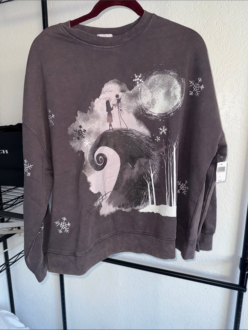 Disney The nightmare before Christmas Crewneck Sweatshirt - Charcoal